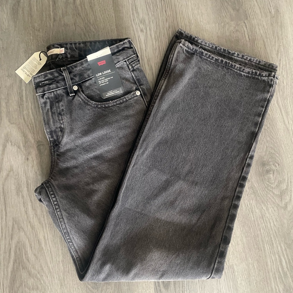 Levi's Low Loose Black Jeans